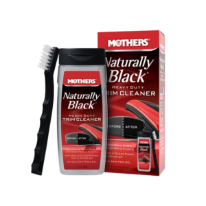 Mothers Naturally Black HEAVY DUTY Trim Cleaner WITH Brush 355ml – műanyagtisztító, ecsettel/kefével