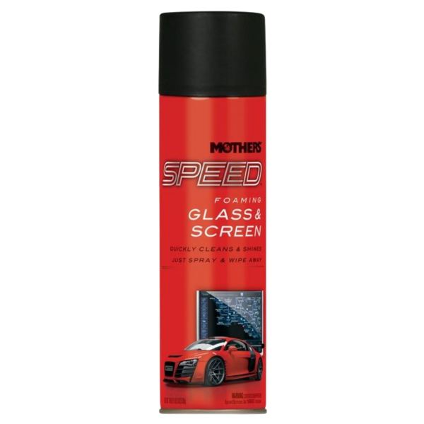 Mothers Speed Foaming Glass & Screen Cleaner 19oz Aerosol – ablak- és multimédiás képernyő tisztító