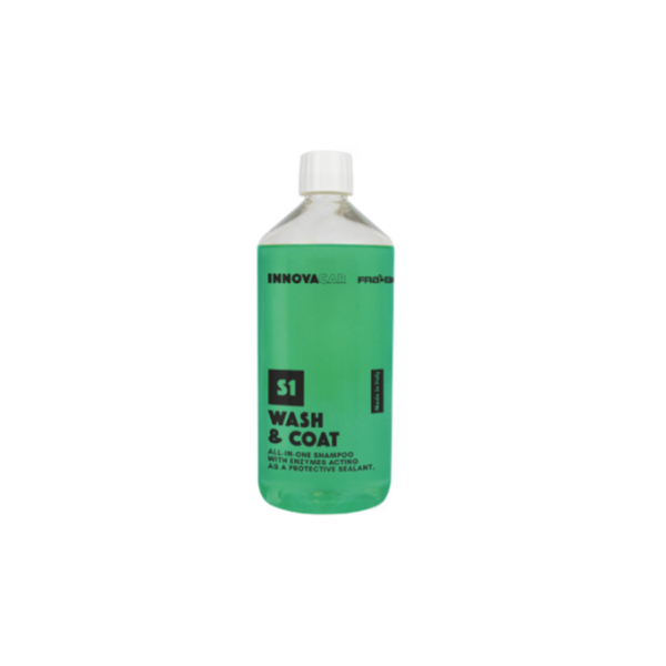 S1 Wash&Coat 1000ml – SiO tartalmú pH semleges enzymtechnológiás sampon