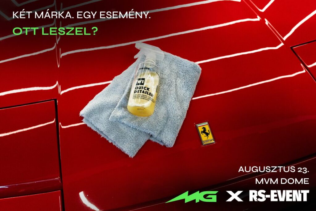 MGCAR x RS EVENT – The Cream II: Autóápolás, ahogy még sosem láttad